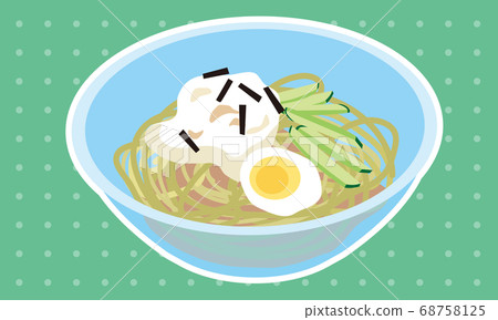 Lunch of cold tororo soba to take home Lunch of cold tororo soba to take home 68758125