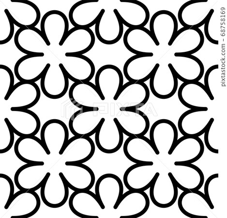 Circular Flower decorative patterns 68758169
