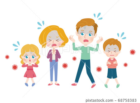 Foreign family illustration Foreign family illustration 68758383