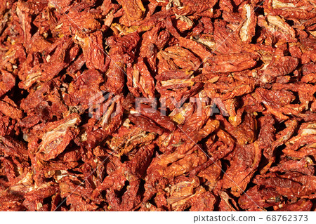 Dried Italian Tomatoes Background Dried Italian Tomatoes Background 68762373