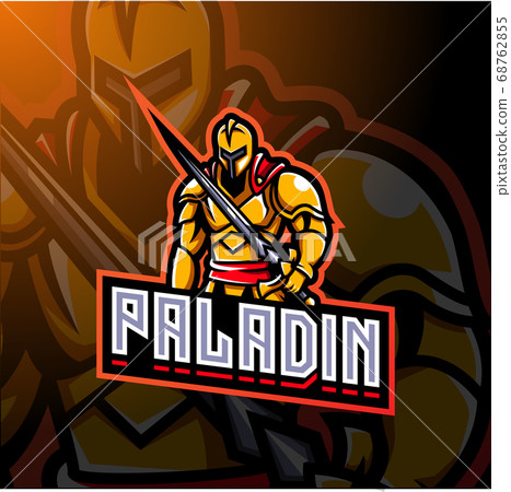 Paladin esport mascot logo design Paladin esport mascot logo design 68762855