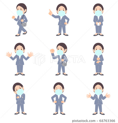 商業人物“戴著面具的老牌女商人(2)” 商業人物“戴著面具的老牌女商人(2)” 68763366