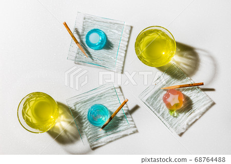 Japanese Jelly Sweet Japanese-style jelly dessert 68764488