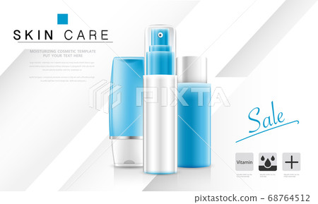cosmetic cream and body lotion poster premium skin care products vector design. cosmetic cream and body lotion poster premium skin care products vector design. 68764512