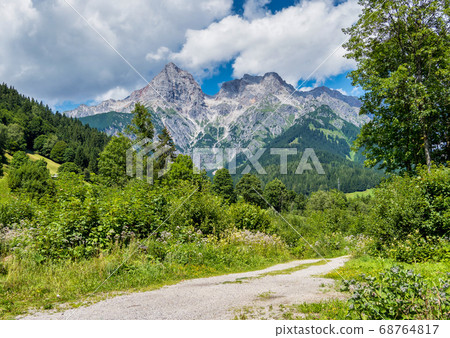 Mountains near Hinterthal and Maria Alm at the 68764817