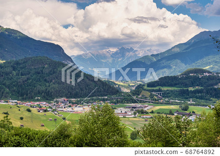 Town of Imst in Tirol, Austria, Europe Town of Imst in Tirol, Austria, Europe 68764892