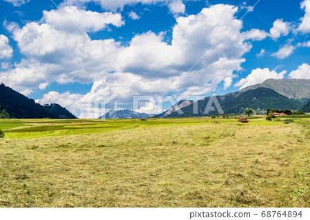 Val Venosta, Vinschgau, Alto Adige, Italy. View Val Venosta, Vinschgau, Alto Adige, Italy. View 68764894