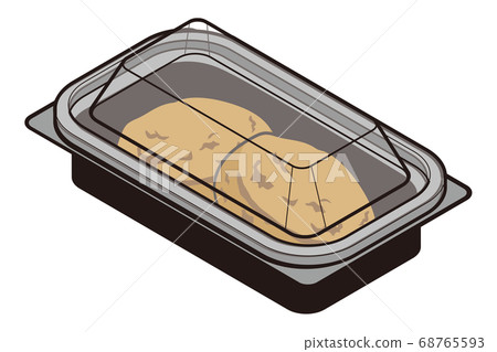 Croquettes with food packs to take home 68765593
