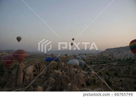 Turkey seen from a hot air balloon 68765749