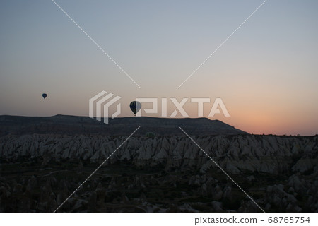 Turkey seen from a hot air balloon 68765754