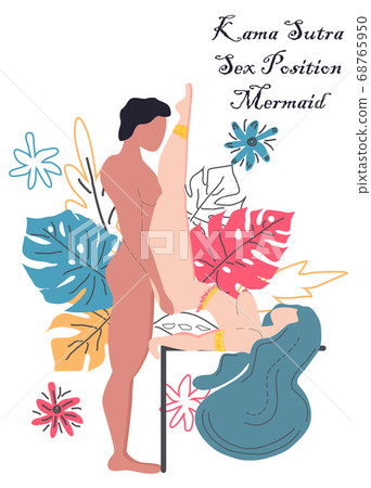 Kamasutra, sketchy poses for making love. Pose 68765950