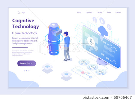 Future technology - Cognitive Technology, 3d Future technology - Cognitive Technology, 3d 68766467
