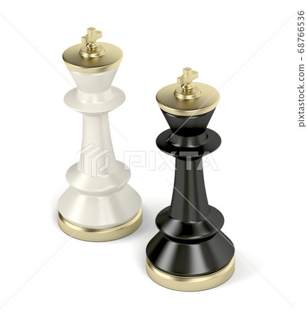 Black and white chess kings Black and white chess kings 68766536