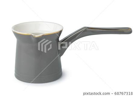 Ceramic turk or milk jug isolated on white Ceramic turk or milk jug isolated on white 68767318