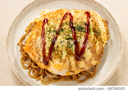 Om soba (om fried noodles). Om soba (om fried noodles). 68768383