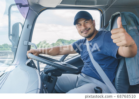 smile professional truck driver 68768510