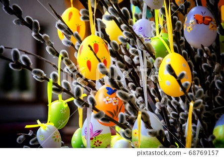 painted easter eggs painted easter eggs 68769157