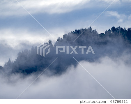 monte croce cross mountain in dolomites badia 68769311