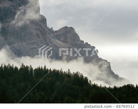 monte croce cross mountain in dolomites badia monte croce cross mountain in dolomites badia 68769312