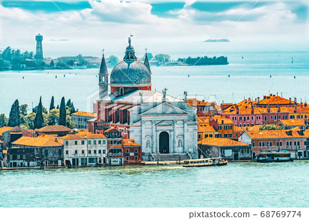 Panoramic view of Venice from the Campanile tower Panoramic view of Venice from the Campanile tower 68769774