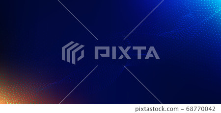 Abstract technology futuristic particle lines mesh Abstract technology futuristic particle lines mesh 68770042
