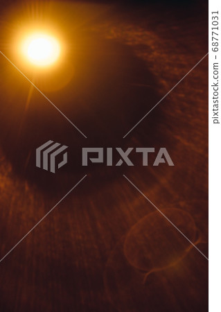 Abstract Natural Sun flare on the black 68771031