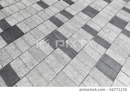 Cobbled road structure, random pattern 68771238