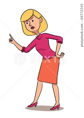 Vector character illustration people expressing negative feeling Vector character illustration people expressing negative feeling 68772543
