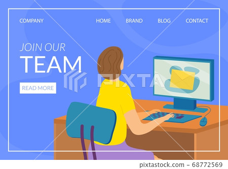 Team work promotion, advertising promo mail concept vector illustration. Marketing advertisement design, join modern group online Team work promotion, advertising promo mail concept vector illustration. Marketing advertisement design, join modern group online 68772569