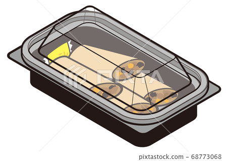 Spring roll with food pack 68773068