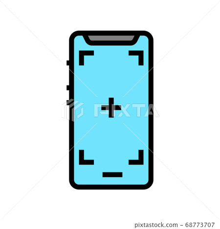 mobile phone photo camera color icon vector illustration mobile phone photo camera color icon vector illustration 68773707