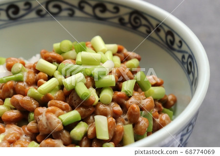納豆碗特寫 納豆碗特寫 68774069