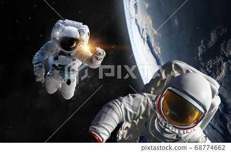 Concept of conquering the universe by the human Concept of conquering the universe by the human 68774662