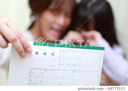 Mom and daughter shocked by divorce notification Mom and daughter shocked by divorce notification 68775523