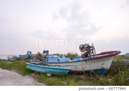 Closed port Haje port abandoned fishing boat 68777964