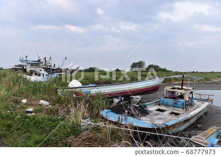 Closed port Haje port abandoned fishing boat 68777973