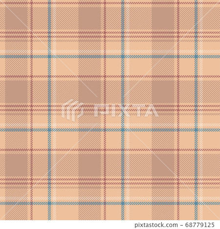 Checkered classical pattern tartan. 68779125