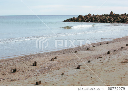 Beach And Sea In Bright Sunlight Beach And Sea In Bright Sunlight 68779979