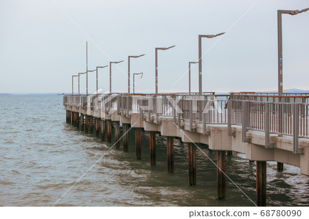 The Bridge In The Central Part Of The Town In The Bridge In The Central Part Of The Town In 68780090