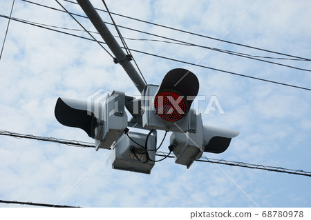 LED-type single-flashing traffic light 68780978