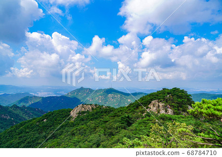 Gwanaksan Summer in Jungang-dong, Gwacheon-si, Gyeonggi-do, Korea Gwanaksan Summer in Jungang-dong, Gwacheon-si, Gyeonggi-do, Korea 68784710
