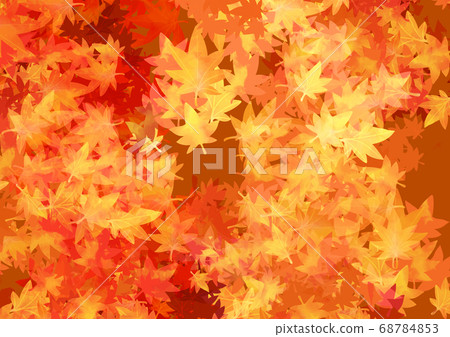 Autumn leaves background material 68784853