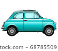 Blue car 68785509