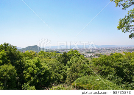 Nara Basin and Mt. Unebi seen from Asuka/Akashika Nara Basin and Mt. Unebi seen from Asuka/Akashika 68785878