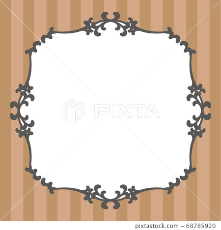 Retro frame border brown Retro frame border brown 68785920