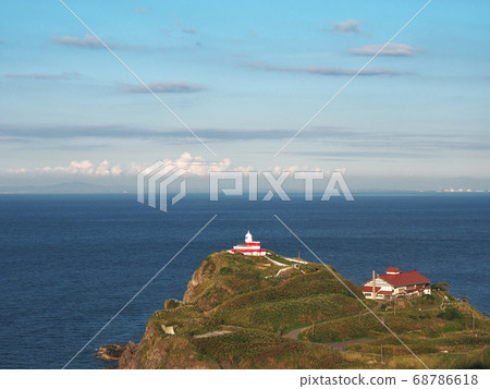Otaru, Hokkaido, Hiyoriyama Lighthouse and Herring Goten on Cape Takashima Otaru, Hokkaido, Hiyoriyama Lighthouse and Herring Goten on Cape Takashima 68786618