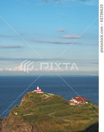 Otaru, Hokkaido, Hiyoriyama Lighthouse and Herring Goten on Cape Takashima Otaru, Hokkaido, Hiyoriyama Lighthouse and Herring Goten on Cape Takashima 68786620