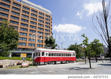 名鐵510號（丸窗列車）513號前岐阜站北口廣場 68787555