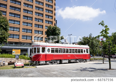 名鐵510號（丸窗列車）513號前岐阜站北口廣場 68787556