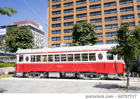 名鐵510號（丸窗列車）513號前岐阜站北口廣場 68787557
